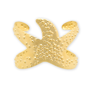 Stainless steel bracelets bangle starfish Gold
