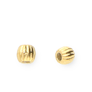 Stainless steel beads 3mm Gold