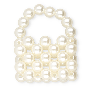 BY31&reg; Statement charms handbag Off White
