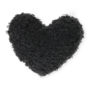 Statement charms heart Black
