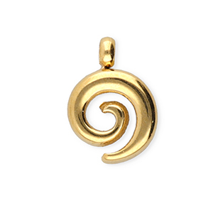 BY31&reg; Stainless steel charms spiral Gold