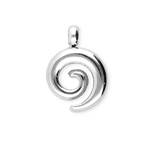 BY31&reg; Stainless steel charms spiral Silver