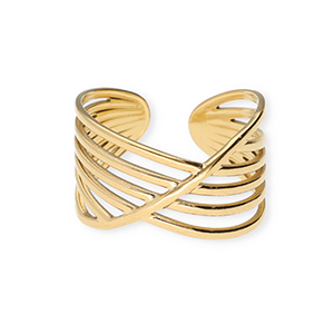 Stainless steel rings Gold