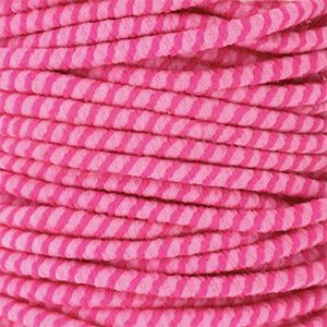 Coloured elastic cord 2.3mm Multicolour Pink