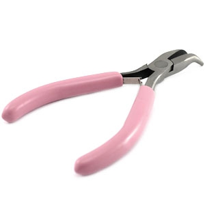 Curved pointed pliers Pink