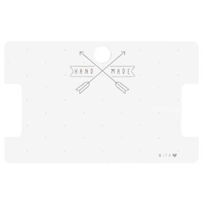 Jewellery cards "handmade" Off white