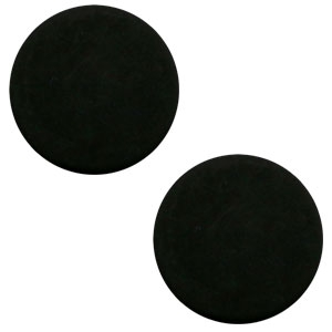 20mm flat cabochon Polaris Elements matt Black
