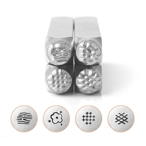 ImpressArt texture stamps series 2, 4pack Silver