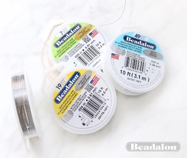 Beadalon stringing wire (various)