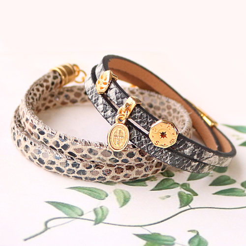 Get inspired: snake print jewellery