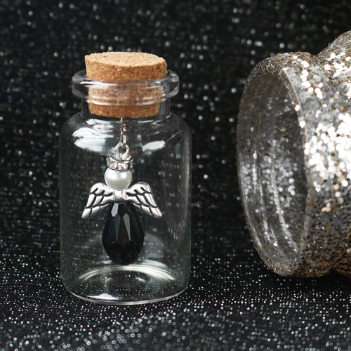 Get inspired: DIY angels of faceted drop shaped beads