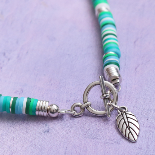 You can make these bracelets and necklaces with Katsuki beads, freshwater pearls and letter beads: