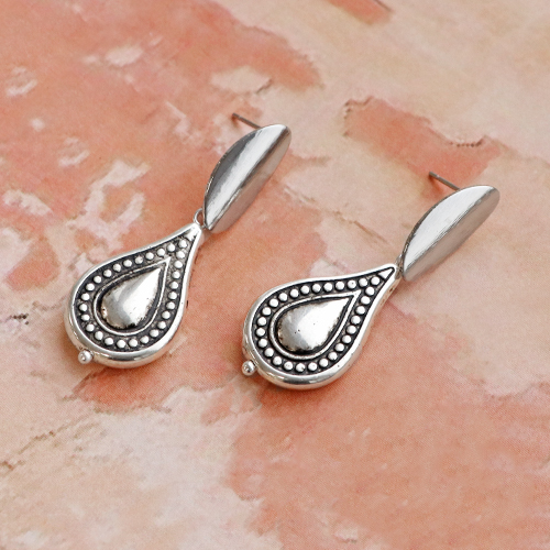 Earring inspiration with metal beads and charms