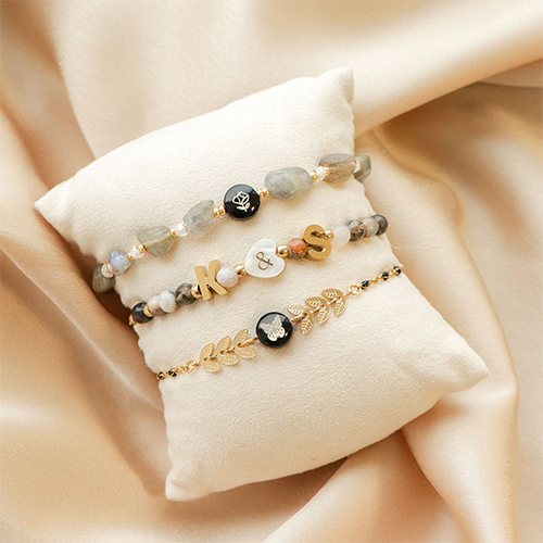 Bracelet inspiration with glass rondelle beads