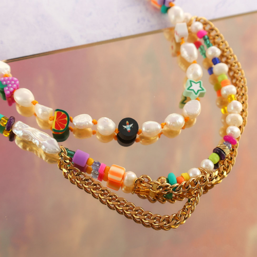 Colourful jewellery inspiration with polymer beads