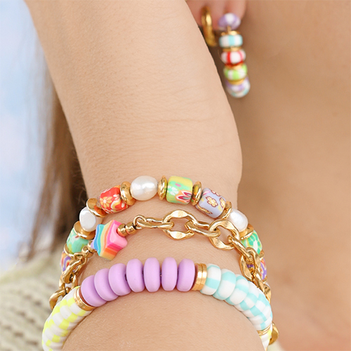 Get creative with polymer beads with flowers