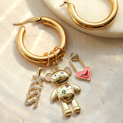 Mix & match: create beautiful jewellery with Brass TQ metal charms