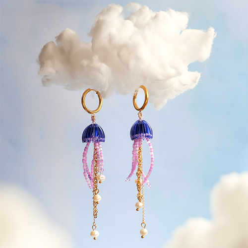 Get started with crocheted glass beads