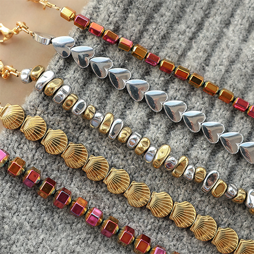 Design unique jewellery with hematite beads