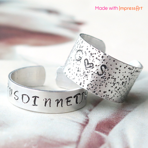 Jewellery with ImpressArt in spring colours