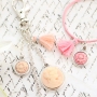 Bracelets and a keychain with the best, new cameo cabochons