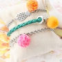 Summer special! Wonderful Pompom charms in the best colours 