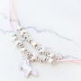 Cheerful kids necklaces and bracelets with colourful unicorns