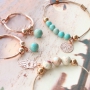 Create startling bracelets and earrings with jasper natural stone beads