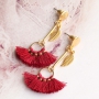 Trendy fringe earrings with new tassels according to the latest trends!
