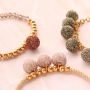 Festive bracelets with new shiny pompom charms