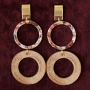 Trendy earrings of new velvet pendants