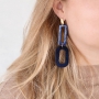 Trendy earrings of new velvet pendants