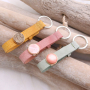 Cuoio bracelets and keychains inspiration with Polaris Elements cabochons 