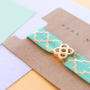 Summer must-have: Bracelets + hair elastics made of elastic ribbon 