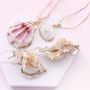 Create amazing jewellery and accessories with our new shell pendants and belcher chain!