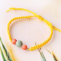 DIY: matching jewellery with Ibiza look made of natural stone beads jade