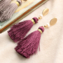 Create trendy earrings with our new tassel charms for this autumn 