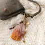 Create trendy earrings with our new tassel charms for this autumn 