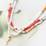 Make beautiful jewellery items with these opaque glass beads