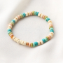 Jewellery made of coconut disc beads: