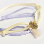 This is how you make the best initial bracelets with satin wire:
