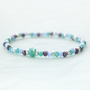 With top faceted beads you can make trendy bracelets and earrings: