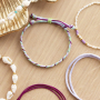 With macram&eacute; bead cord, freshwater pearls and shell beads you can make these summery items: