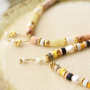 Make a beautiful summer jewellery set with these natural stone discs beads:
