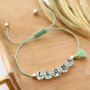 Need some inspiration? Easily make these bracelets yourself with acrylic letter beads: