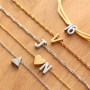 You can create personalised jewellery with the new stainless steel initials beads: