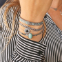Beautiful stainless steel rings and bracelets with natural stone!