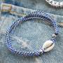 Take a look and see how you can create these trendy maritime cord bracelets