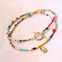 Get inspired by these colourful summer bracelets and necklace 