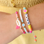 Create the cutest anklets and necklaces with the colourful Katsuki disc beads 